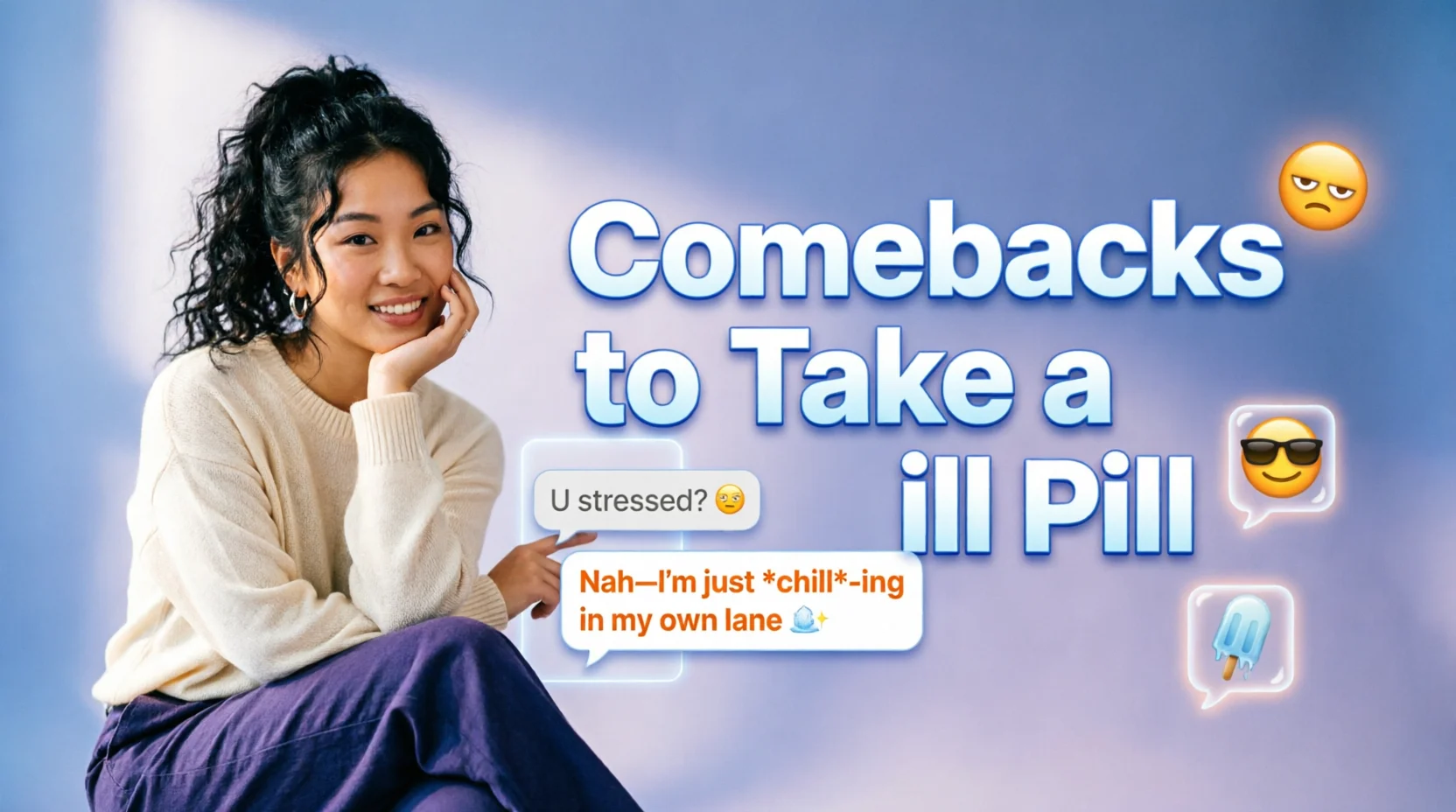 Clever Comebacks to Take a Chill Pill
