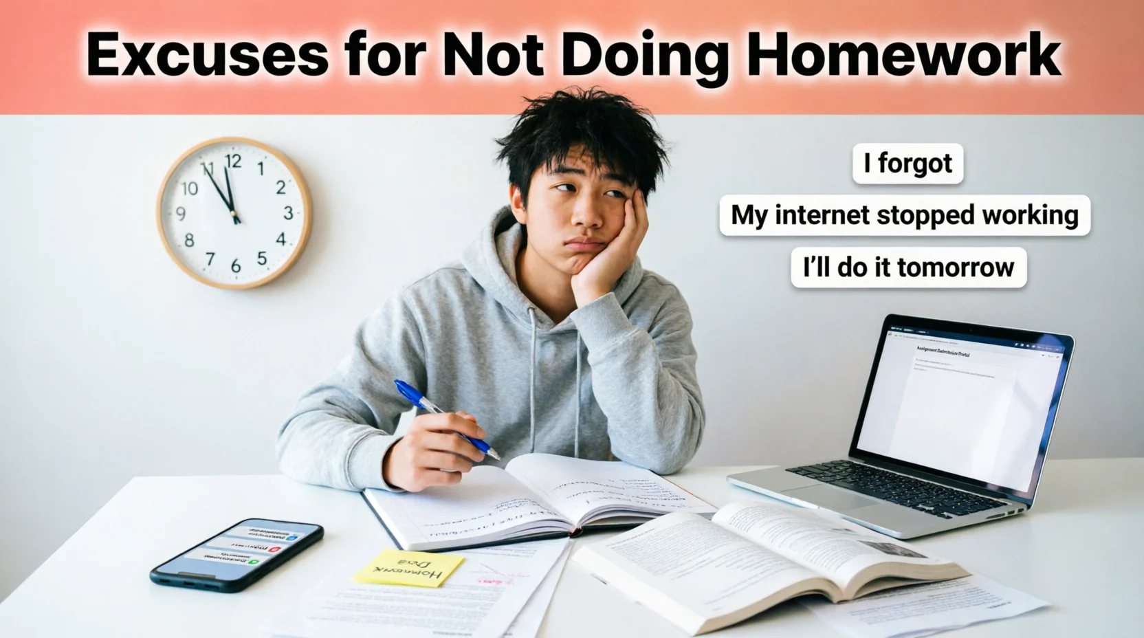 Excuses for Not Doing Homework