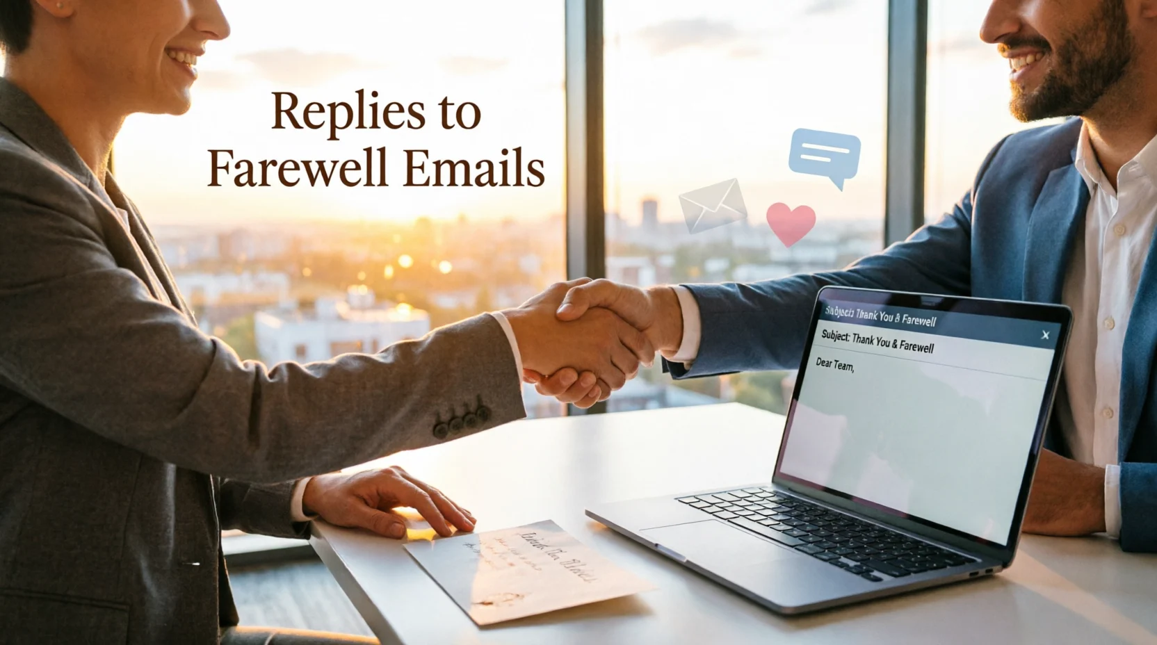Replies to Farewell Emails