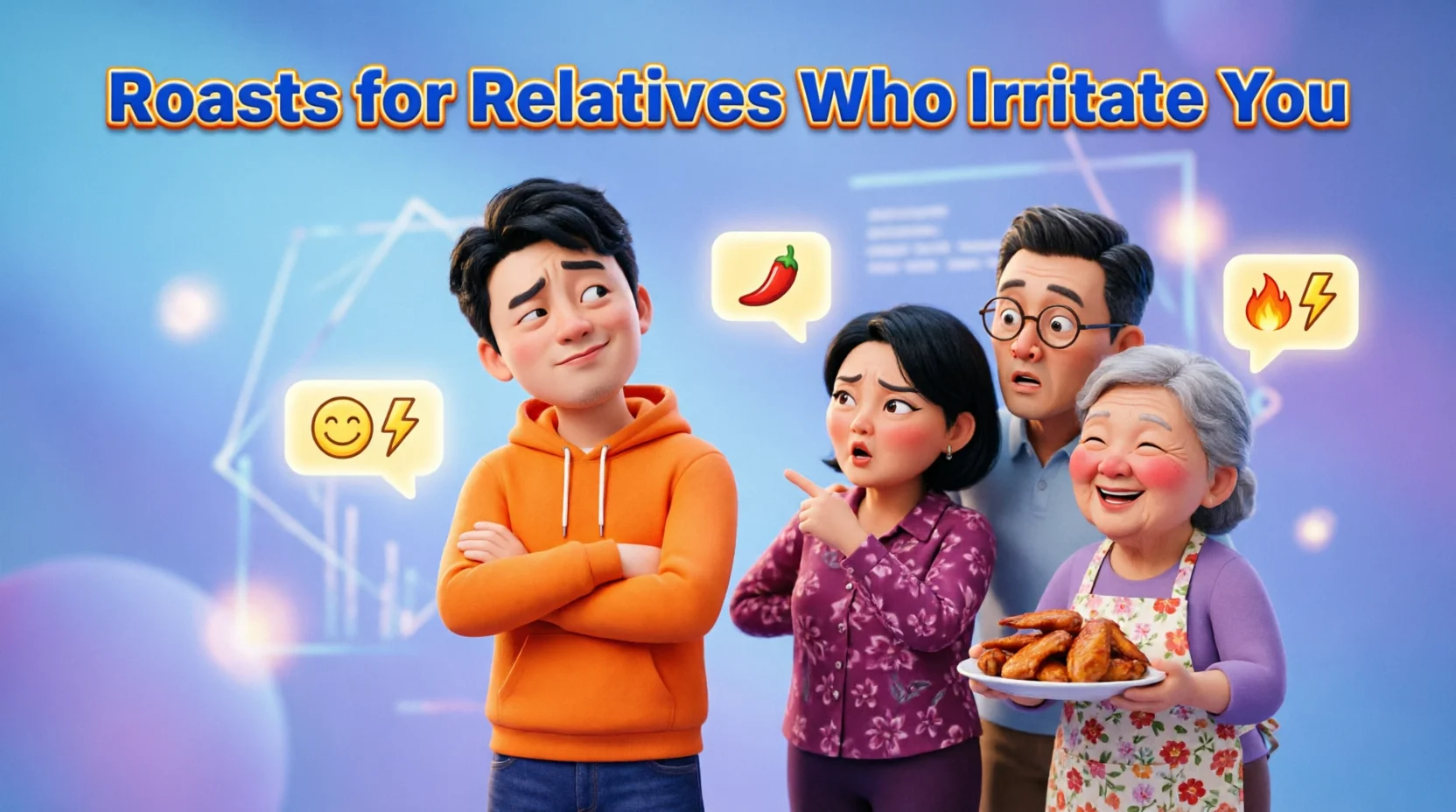 Roasts for Relatives Who Irritate You