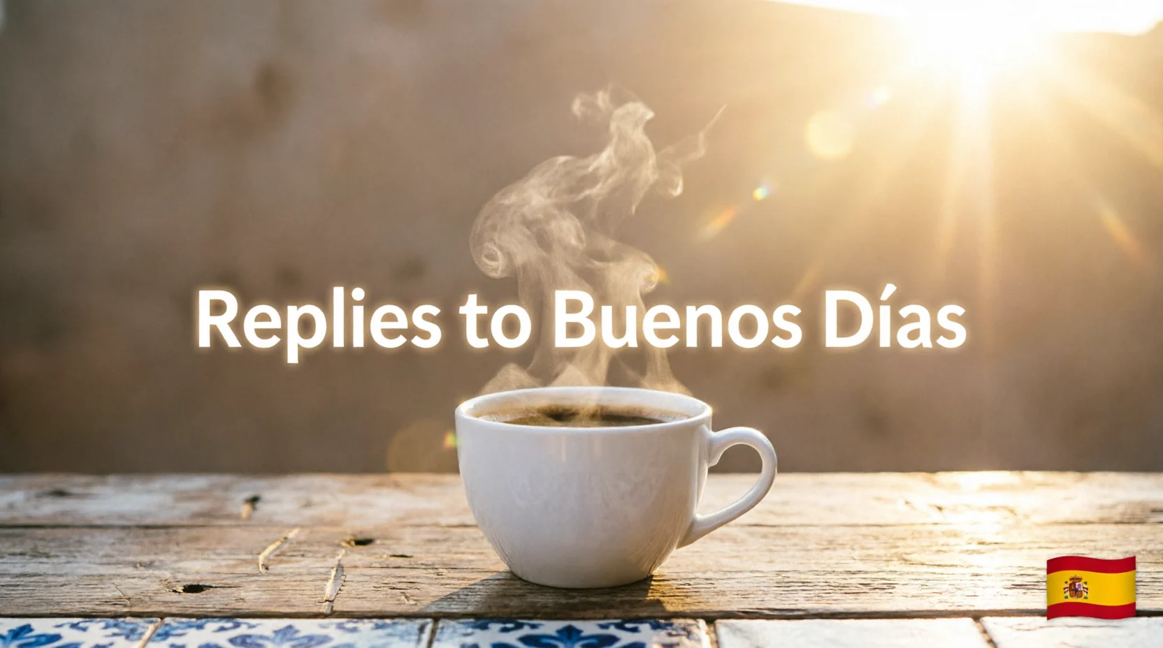 Replies to Buenos Dias
