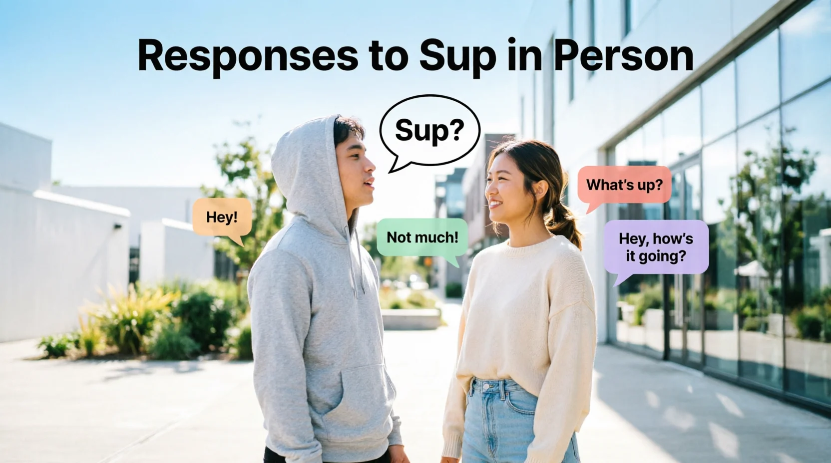 Responses to Sup Chat in Person